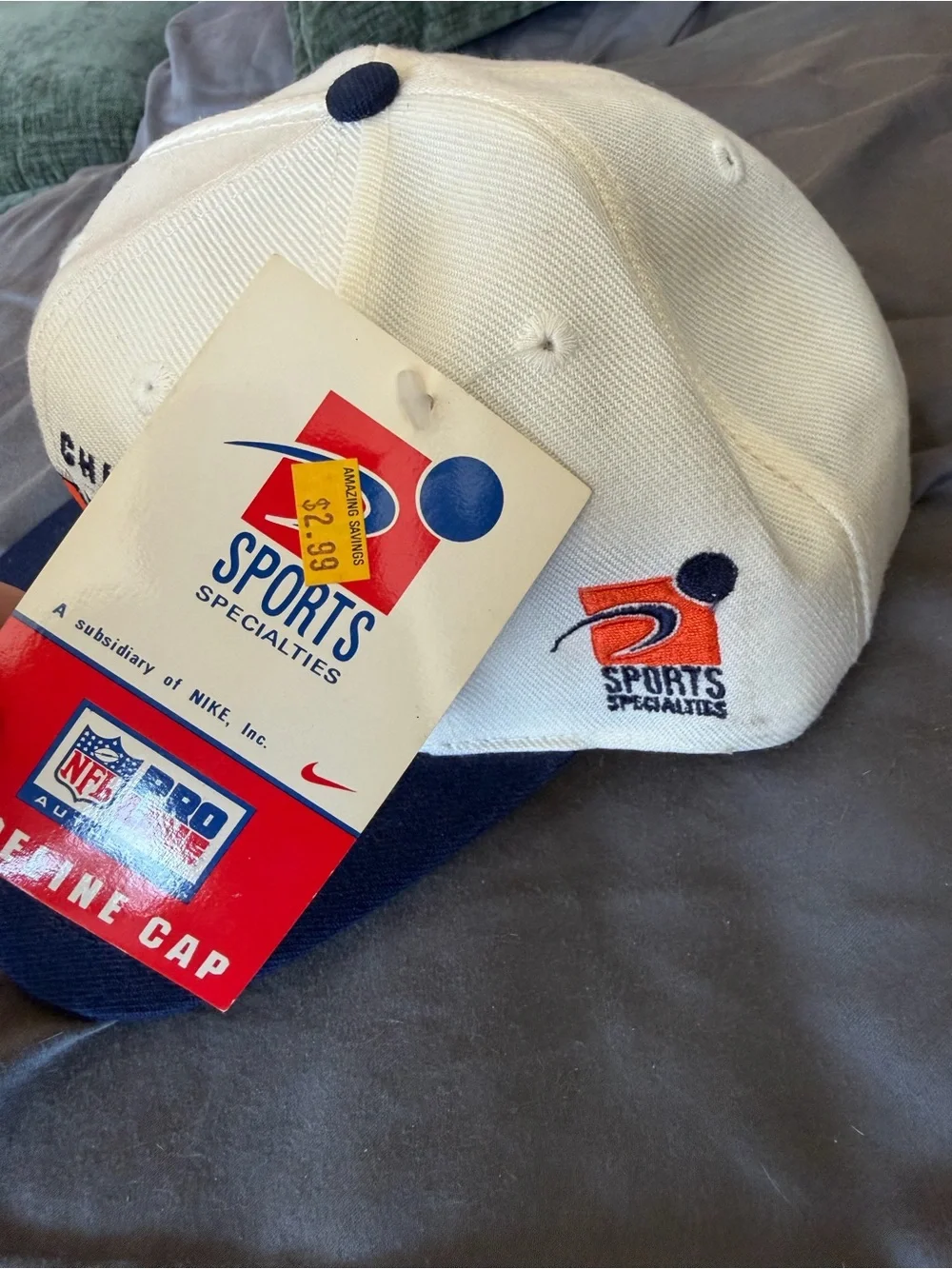 NEW Chicago Bears 90s Sports Specialties SHADOW snapback hat NFL Pro vtg NWT